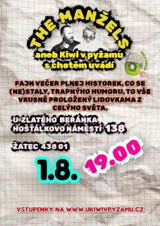 VSTUPENKA THE MANŽELS - ŽATEC 1.8.